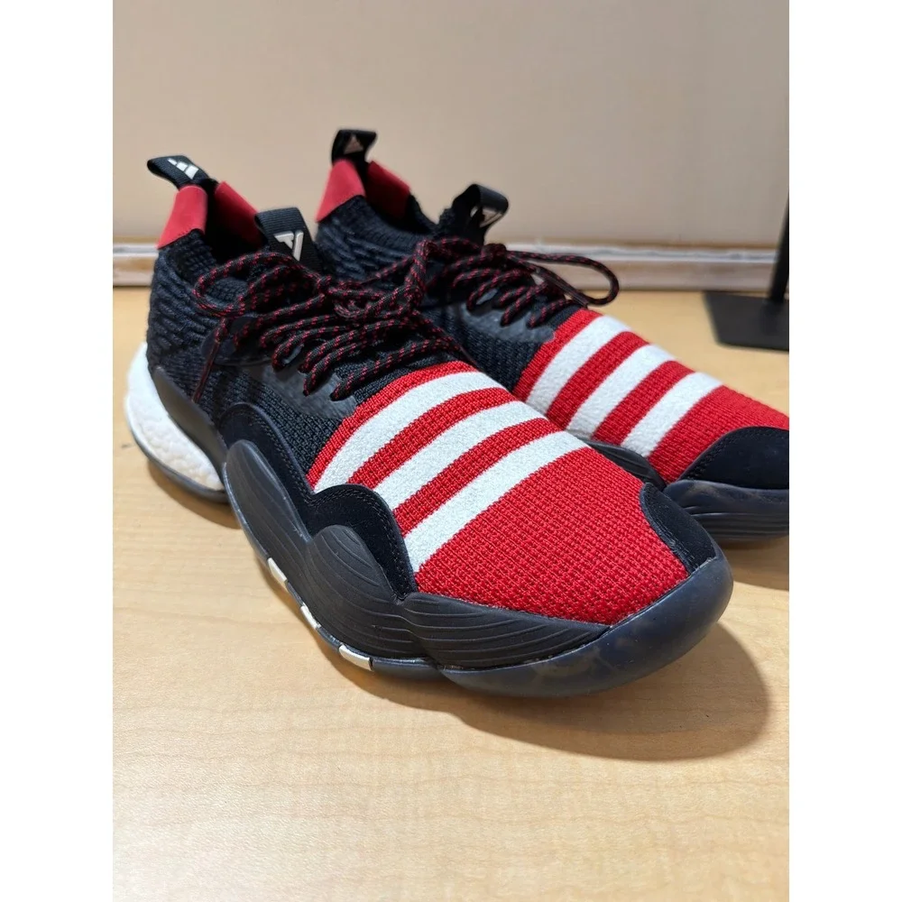 Adidas Trae Young 2.0 Meilin Basketball Shoes Black Red White HP7420 Mens 10.5